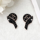 10Pcs Acrylic Embrace Cats Charms Punk Style Crafts For DIY Making