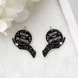 10Pcs Acrylic Embrace Cats Charms Punk Style Crafts For DIY Making