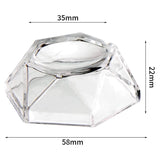 10Pcs Acrylic Sphere Display Stand - Clear Crystal Ball Holder