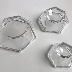 10Pcs Acrylic Sphere Display Stand Holder - Crystal Ball Display Base