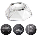 10Pcs Acrylic Sphere Display Stand Holder - Clear Crystal Ball Display Base