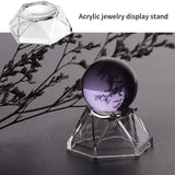 10Pcs Acrylic Sphere Display Stand Holder - Crystal Ball Display Base