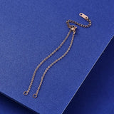 10Pcs Stainless Steel Cable Chain Bracelet Making with Lobster Claw Clasps