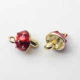 10Pcs Mushroom Pine Cone Alloy Charms for Jewelry Making DIY Accessories