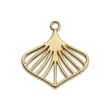 10Pcs Hollow Heart Leaves Charms Pendants DIY Jewelry Making