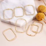 10Pcs Alloy Open Back Bezel Pendants for DIY Resin Jewelry Making