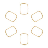 10Pcs Alloy Open Back Bezel Pendants for DIY Resin Jewelry Making
