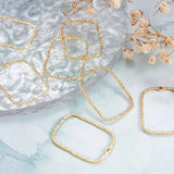 10Pcs Alloy Open Back Bezel Pendants for DIY Resin Jewelry Making