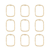 10Pcs Alloy Open Back Bezel Pendants for DIY Resin Jewelry Making