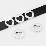 10Pcs Sun Flower Slider Spacer Beads For Flat Leather Cord DIY Jewelry