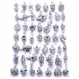 10Pcs Heart Key Locket Pearl Cage Pendant DIY Oil Diffuser