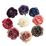 10Pcs Artificial Flowers Wedding Party Silk Peony Bridal Accessories