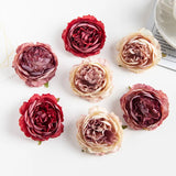 10Pcs Artificial Flowers Wedding Party Silk Peony Bridal Accessories
