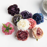 10Pcs Artificial Flowers Wedding Party Silk Peony Bridal Accessories