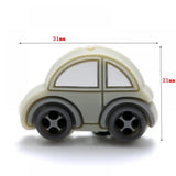 10Pcs BPA Cartoon Car Teething Beads Baby Silicone Beads for Infant Soothing