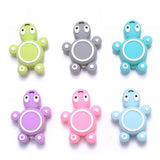 10Pcs BPA-Free Silicone Animal Teethers for DIY Pacifier Chain Necklace