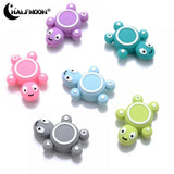 10Pcs BPA-Free Silicone Animal Teethers for DIY Pacifier Chain Necklace