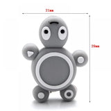 10Pcs BPA-Free Silicone Animal Teethers for DIY Pacifier Chain Necklace
