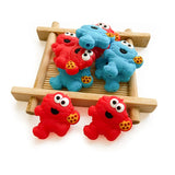 10Pcs Baby Silicone Beads Food Monster Shape