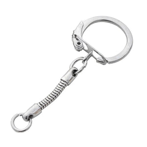 10Pcs Iron C-Shaped Buckle With Chain