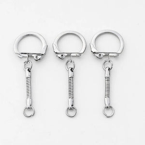 10Pcs Iron C-Shaped Buckle With Chain