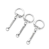 10Pcs Iron C-Shaped Buckle With Chain