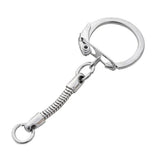 10Pcs Iron C-Shaped Buckle With Chain