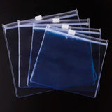 10Pcs/Bag Zipper Poly Bag Powder Pocket Transparent Resealable Plastic Jewelry P