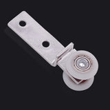 10Pcs Metal Pulley Block Two Plastic Wheel Sliding Door Window Cabinet