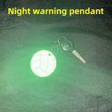 10Pcs Big 6.5CM Volleyball Safety Reflective Keychain
