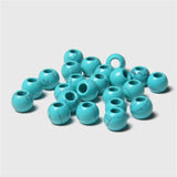 10Pcs Stone Charms Pendant Spacer Round Beads 12x10MM Hole 5MM