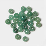 10Pcs Stone Charms Pendant Spacer Round Beads 12x10MM Hole 5MM