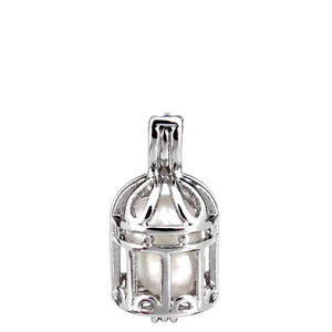 10Pcs Birdcage Pearl Cage Locket Aromatherapy Charm Pendant Necklace Bracelet