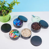 10Pcs Round Aluminium Tin Cans 150ml Storage Containers