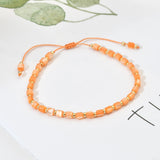Bohemian Shell Beads Braided Rope Chain Bracelet
