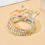 Bohemian Shell Beads Braided Rope Chain Bracelet