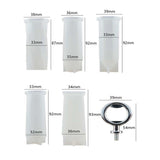 10Pcs Bottle Opener Resin Mold Set with Beer Spanner and Key Rings