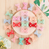10Pcs Bow Tie Silicone Beads Baby Teether DIY Jewelry Pacifier Chain Accessories
