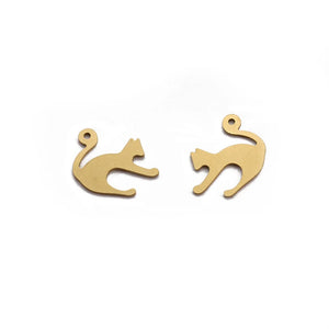 10Pcs Brass Animals Shape Charms for Jewelry Making DIY Earrings