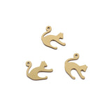 10Pcs Brass Animals Shape Charms for Jewelry Making DIY Earrings