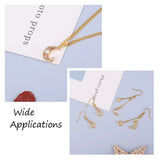 10Pcs Micro Pave CZ Star Moon Charms DIY Jewelry Making