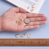 10Pcs Micro Pave CZ Star Moon Charms DIY Jewelry Making