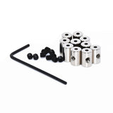10Pcs Brooch Pin Locks + Wrench Jewelry Making Accessory
