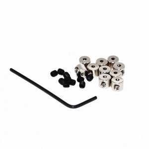 10Pcs Brooch Pin Locks Wrench Tools Crafts Jewelry Making Repair Kit