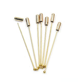 10Pcs Hat Brooches Safety Pins for Jewelry Crafts