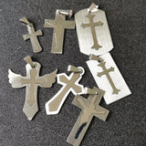 Bulk Mix Jesus Cross Pendants For Jewelry Making