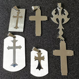 Bulk Mix Jesus Cross Pendants For Jewelry Making