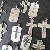 Bulk Mix Jesus Cross Pendants For Jewelry Making