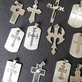 Bulk Mix Jesus Cross Pendants For Jewelry Making