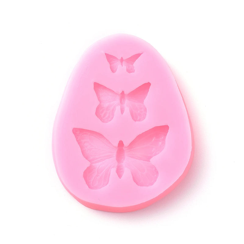 10Pcs Butterfly Silicone Molds for DIY Baking Soap Epoxy Resin Jewelry